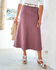 Jersey Denim Pull-On Maxi Skirt