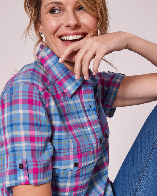 Short Sleeve Madras Shirt