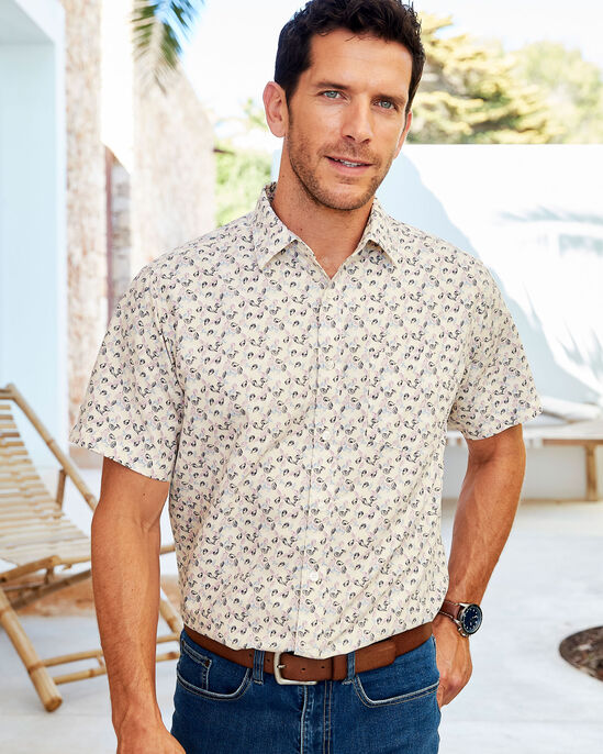 Short Sleeve Soft Touch Print Shirt