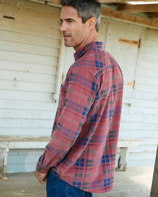 Long Sleeve Check Cord Shirt