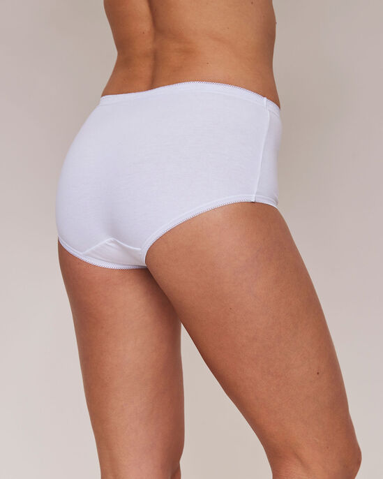 5 Pack Cotton Full Knickers at Cotton Traders