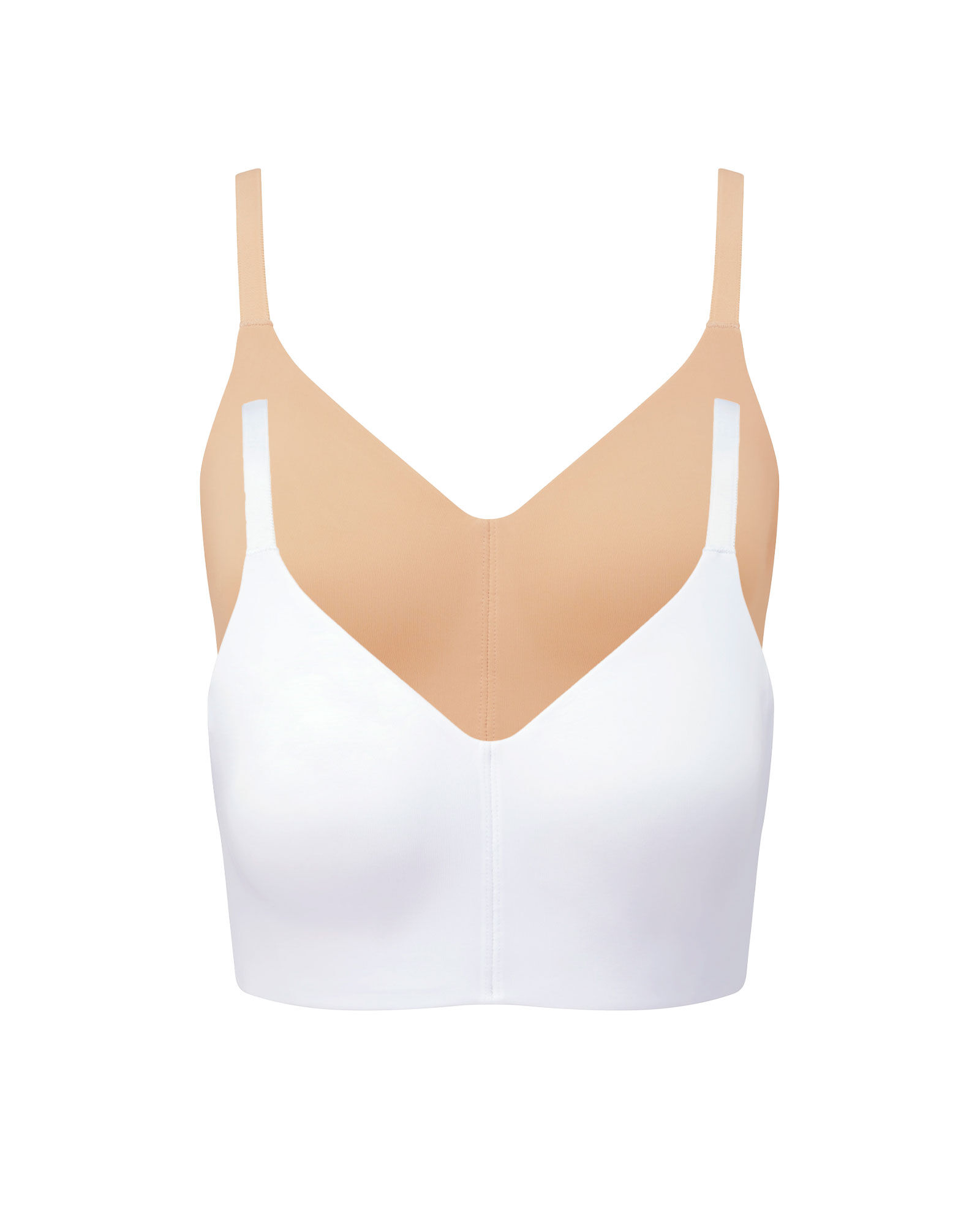 2 Pack Abby Non-Wired Comfort Fit Bras