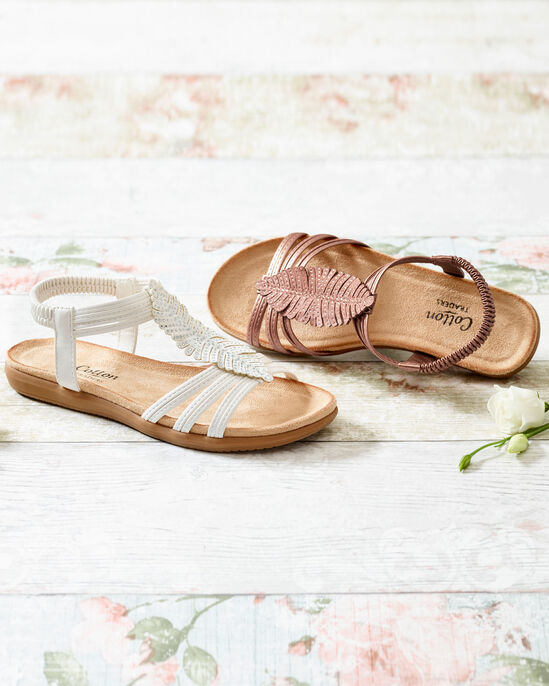 Cushioned Feather Sandals
