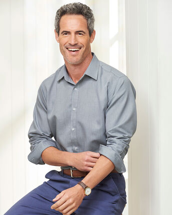 Long Sleeve Luxury Birdseye Shirt