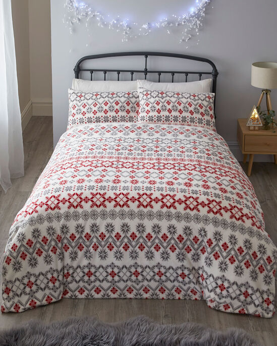 Fair Isle Fleece Duvet Set 