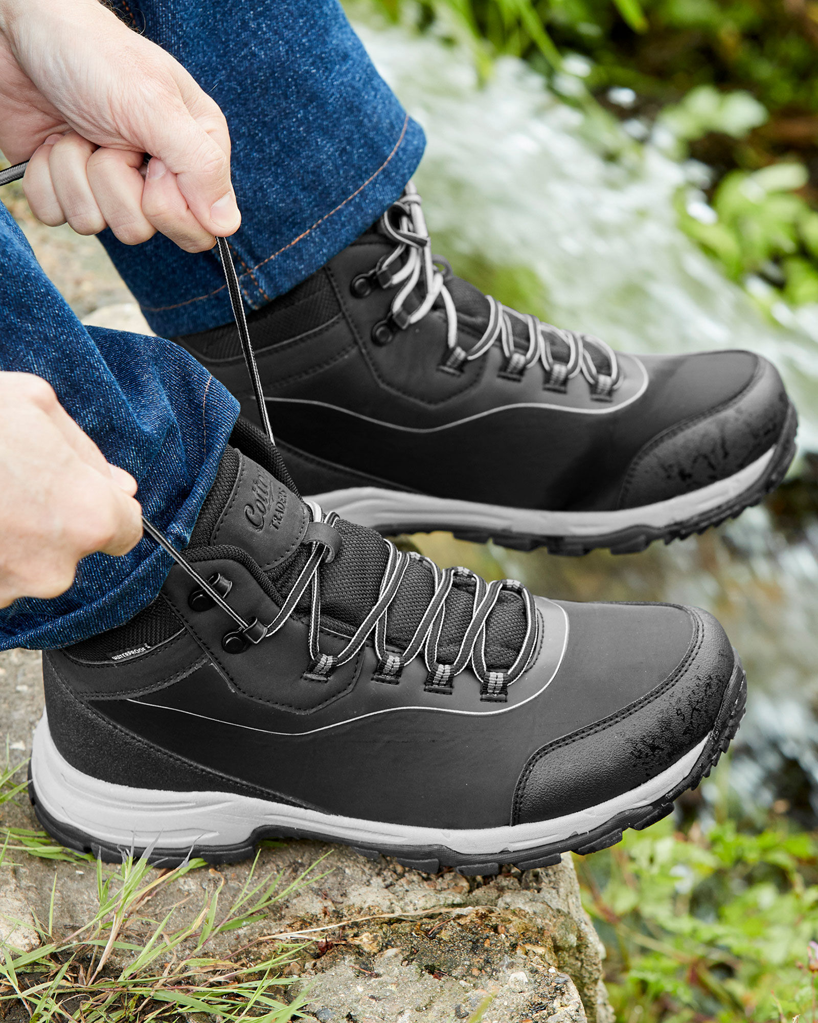 Adventurer Waterproof Walking Boots at Cotton Traders