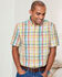 Short Sleeve Casual Check Shirt
