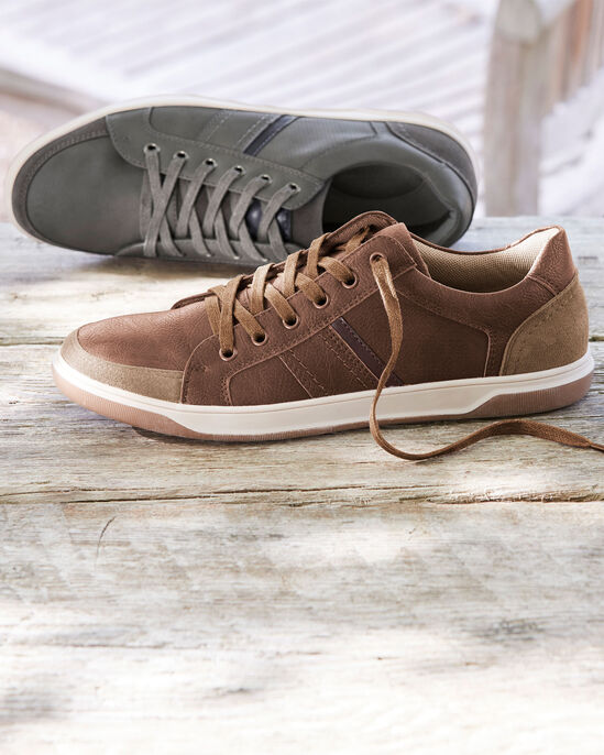 Cushioned Lace-up Trainers