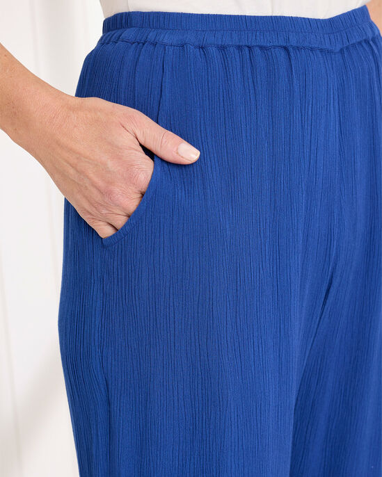 Pull On Crinkle Trousers