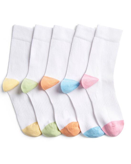 5 Pack Arch Support Comfort Top Socks