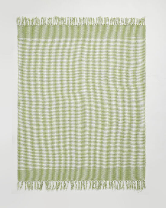 Houndstooth Cotton Throw (Large)