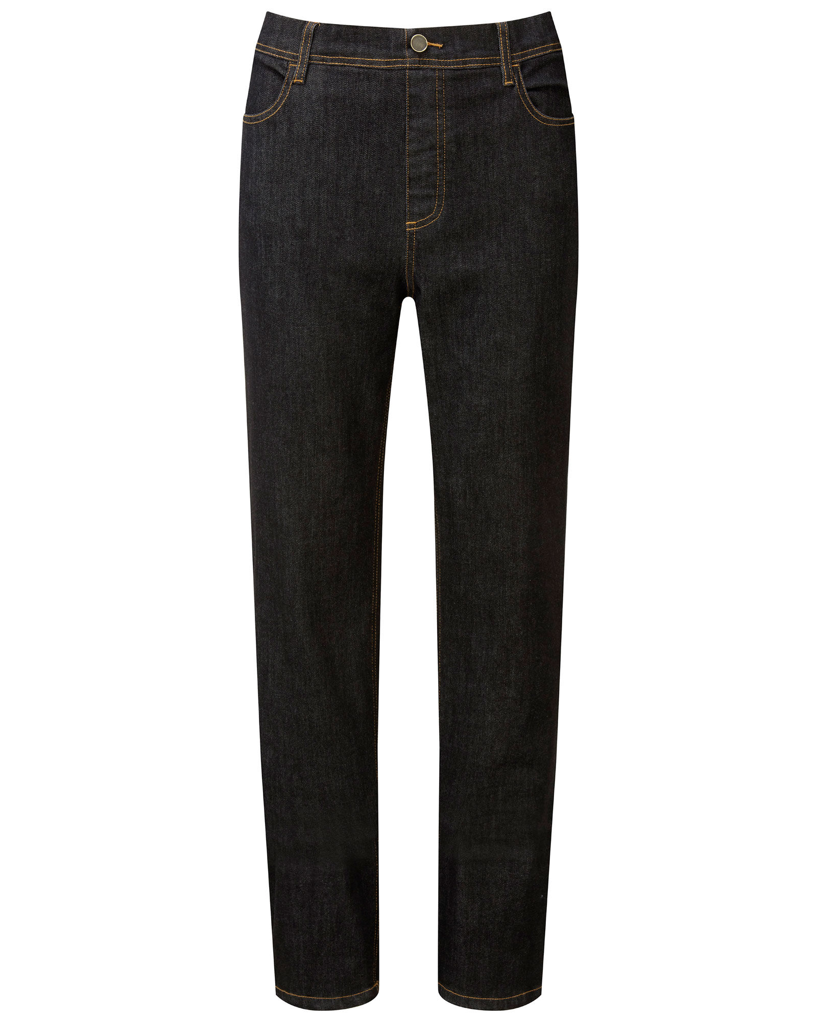 black straight leg jeggings