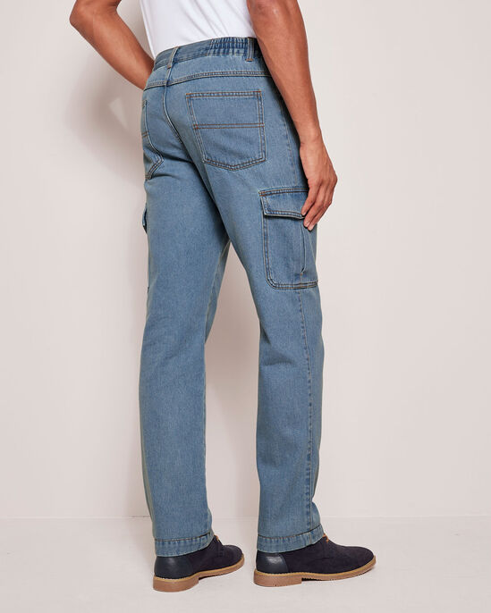 Denim Cargo Jeans