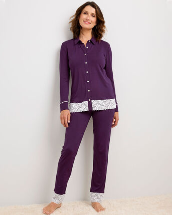 Lace Trim Nightshirt