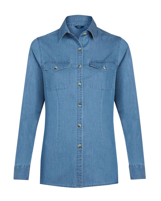 Free Spirit Stretch Denim Shirt