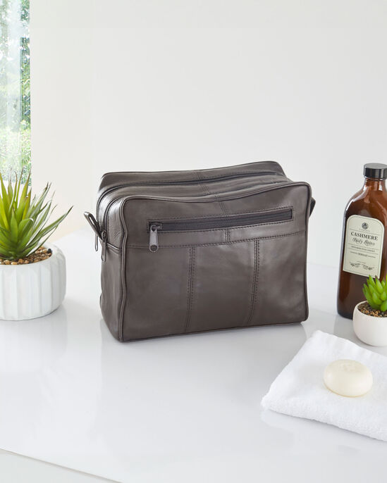 Leather Wash Bag