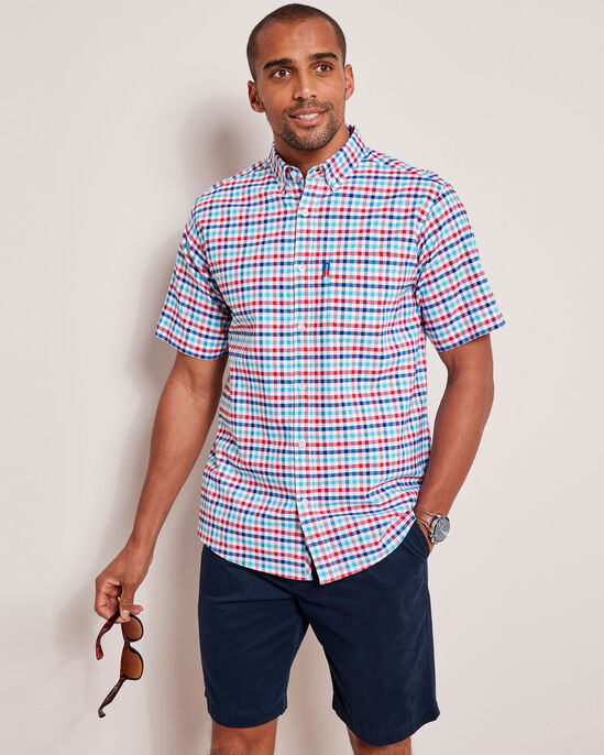 Help For Heroes Short Sleeve Oxford Gingham Shirt