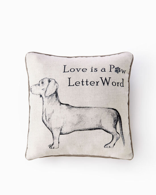 Sketched Sentiment Pet Cushion