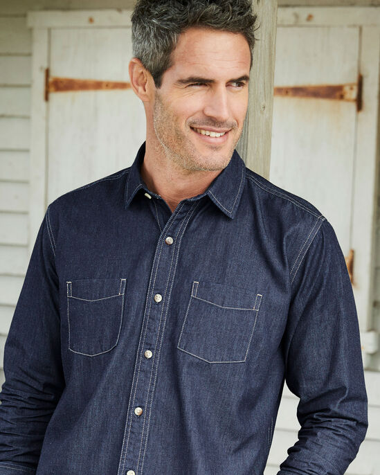 Long Sleeve Denim Shirt