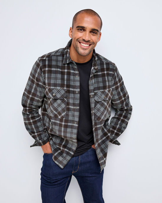 Guinness™ Long Sleeve Cord Check Shirt