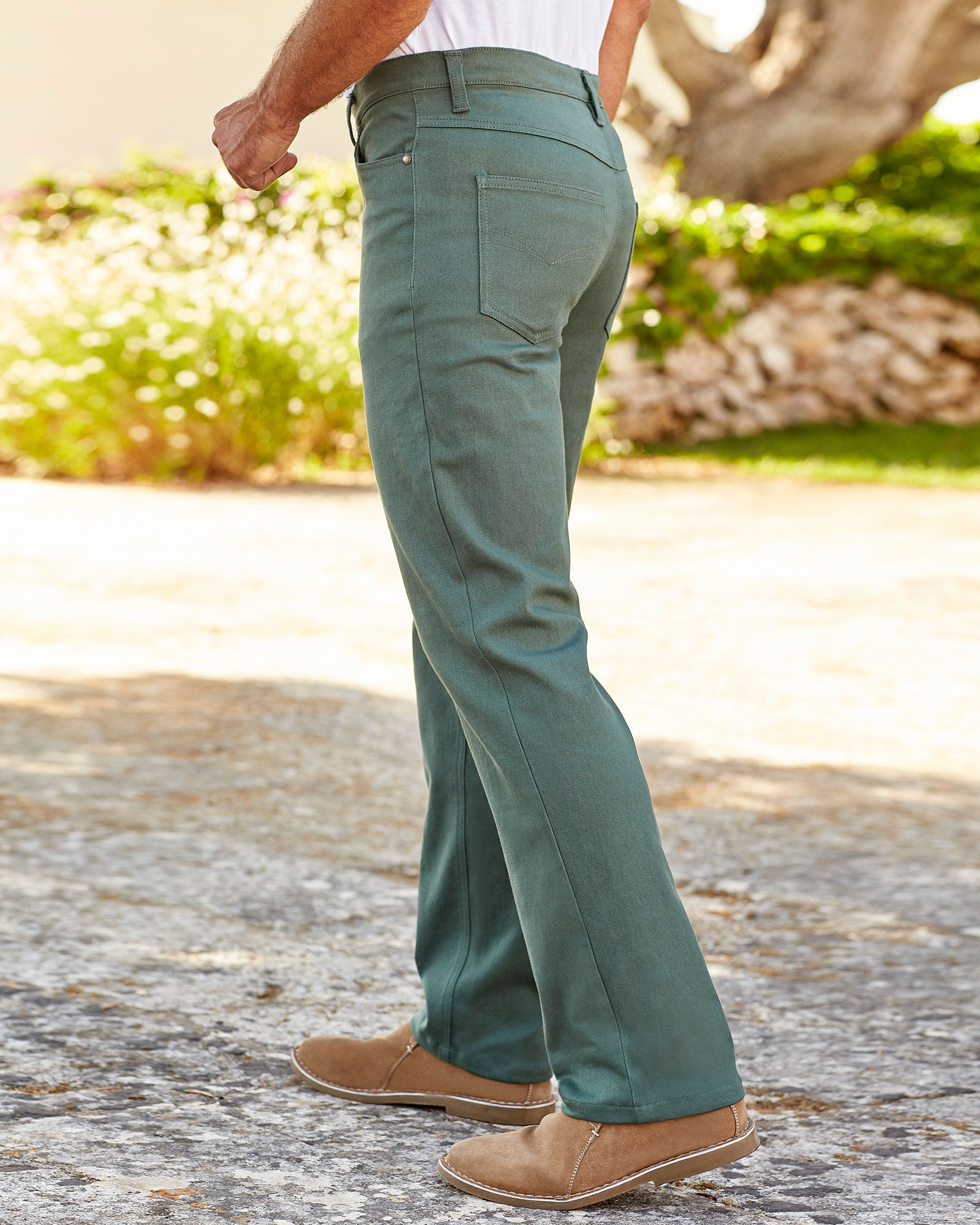 men's elasticated jeans