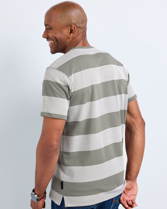 Guinness™ Short Sleeve Textured Stripe T-Shirt