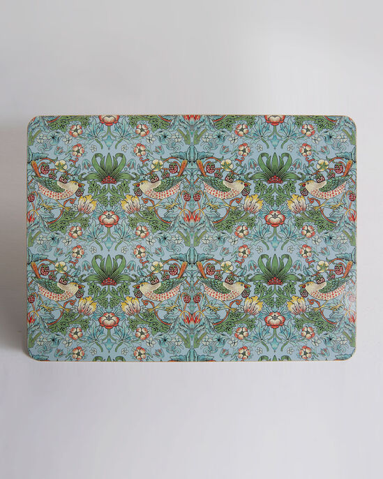 William Morris Strawberry Set of 4 Coasters & Placemats