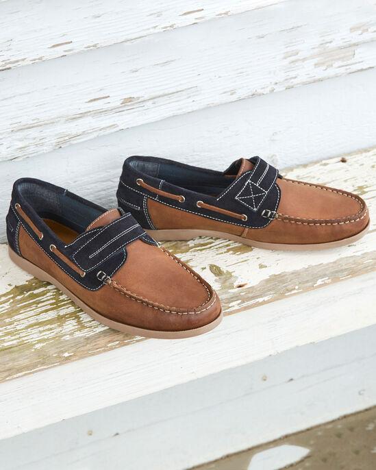 Leather Adjustable Boat Shoes