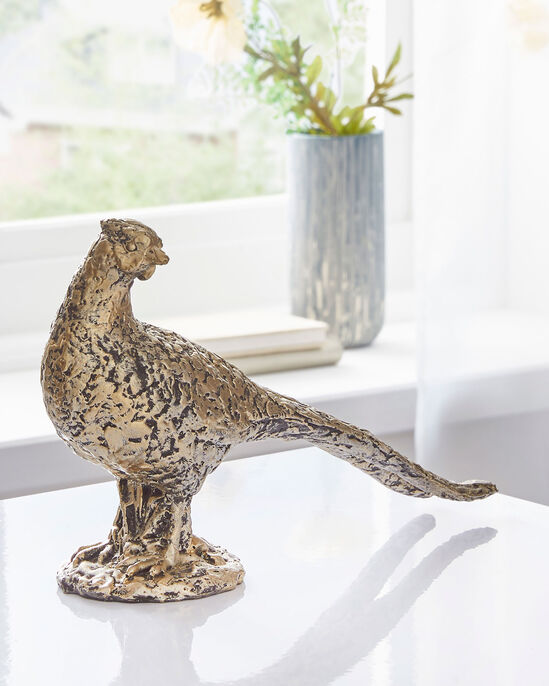 Large Bronze-Effect Pheasant Ornament