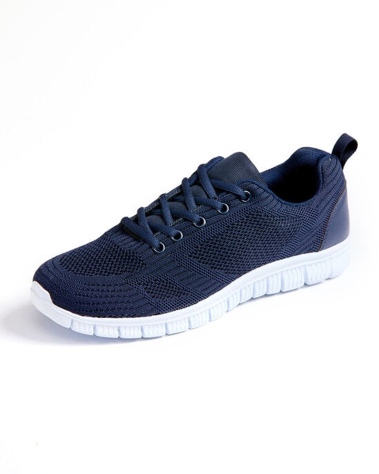 Lightweight Memory Foam Lace-Up Trainers