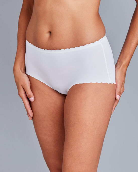 5 Pack No-VPL Scalloped Briefs