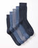 5 Pack Comfort Top Cushioned Sole Socks