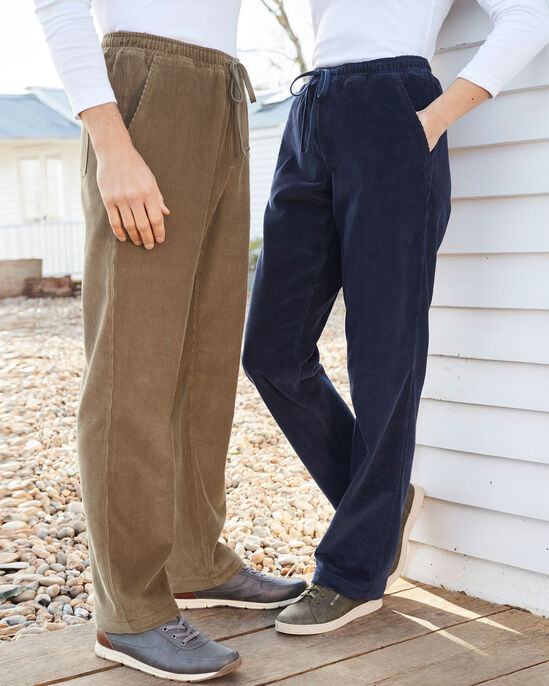 Cord Pull-On Trousers