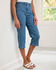 Magic Comfort Straight-Leg Crop Denim Jeans