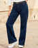 Wide-Leg Stretch Jeans