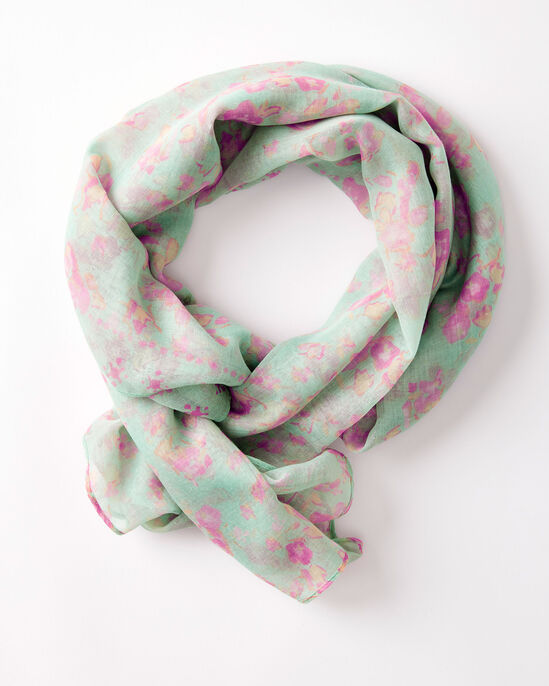 Lightweight Floral Scarf
