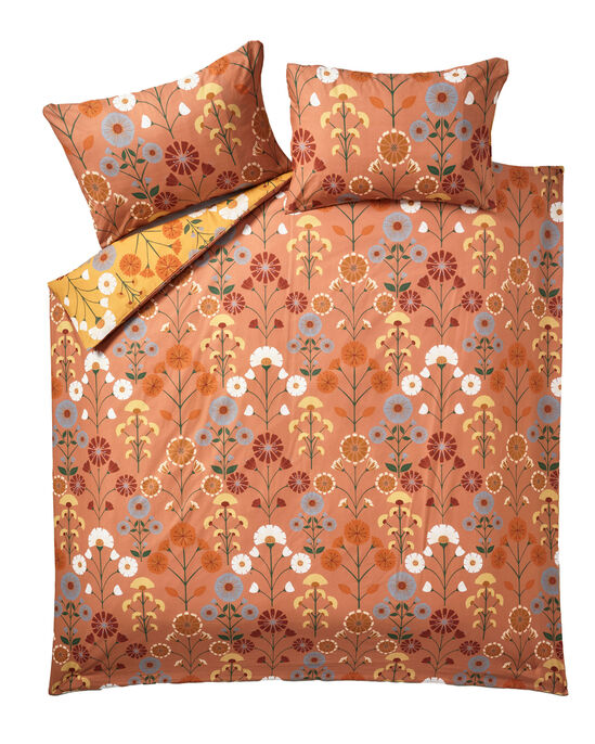 Autumn Flowers Cotton Duvet Set