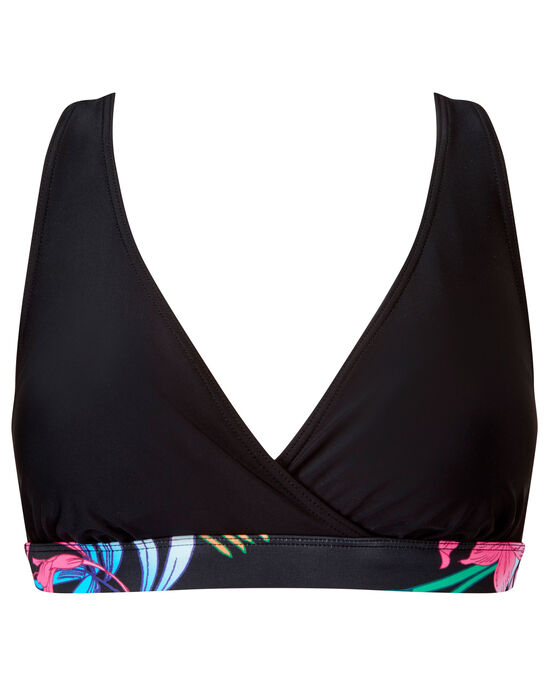 Contrast Panel Bikini Top