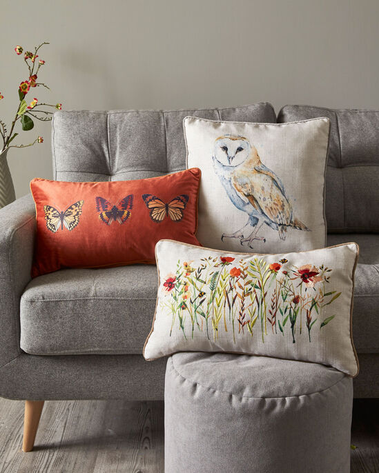 Watercolour Owl Cushion