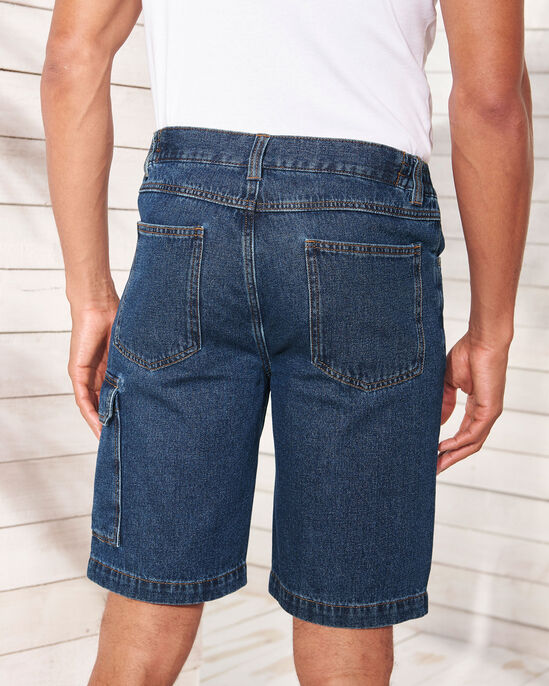 Denim Cargo Shorts