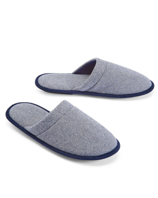 Herringbone Mule Slippers