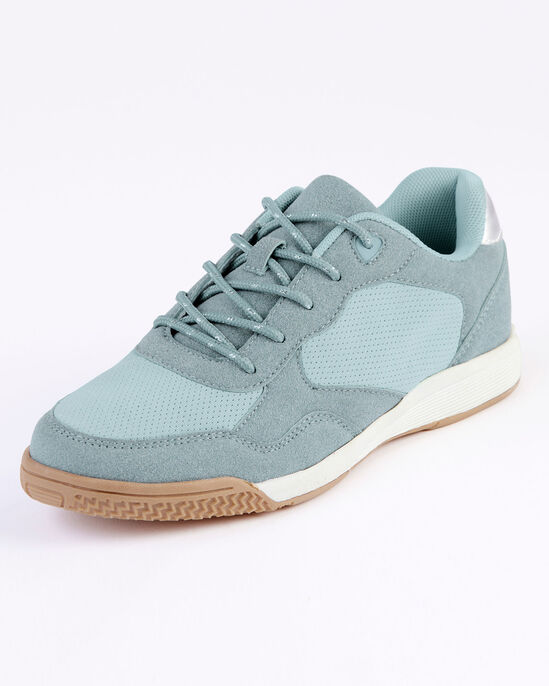 Lightweight Lace-Up Mesh Trainers