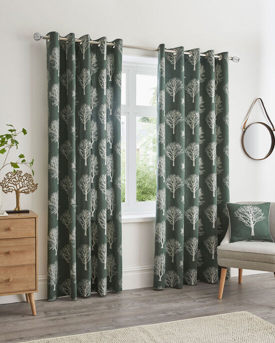 Woodland Eyelet Curtains