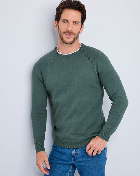 Cotton Crew Neck Jumper