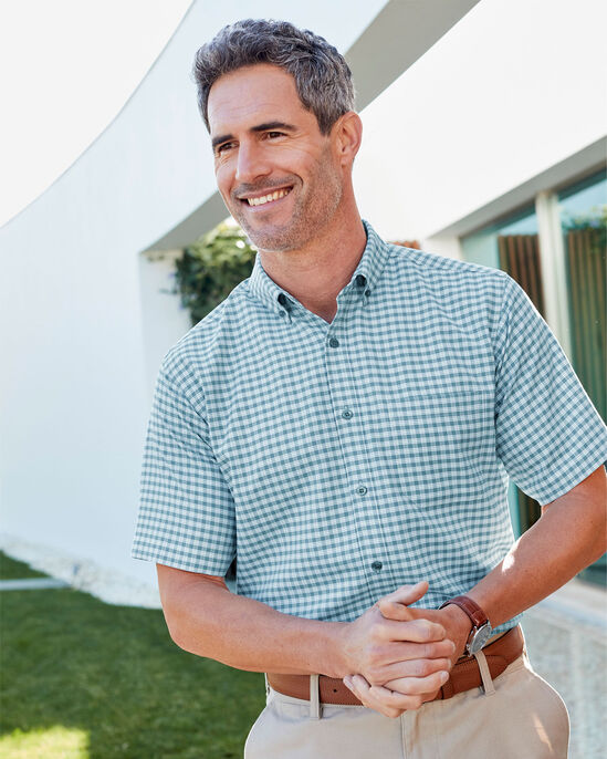 Short Sleeve Soft Touch Patterned Shirt