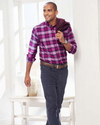 Long Sleeve Easy Iron Check Shirt