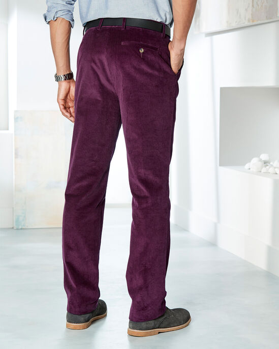 Pleat Front Cord Trousers