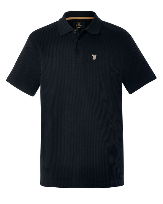 Guinness Short Sleeve Textured Polo Shirt