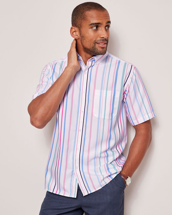 Short Sleeve Soft Touch Patterned Shirt