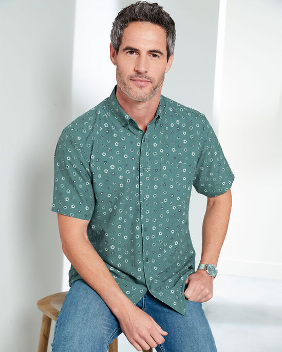 Short Sleeve Soft Touch Print Shirt